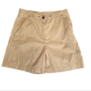 Lauren RL High Waist Khaki Shorts